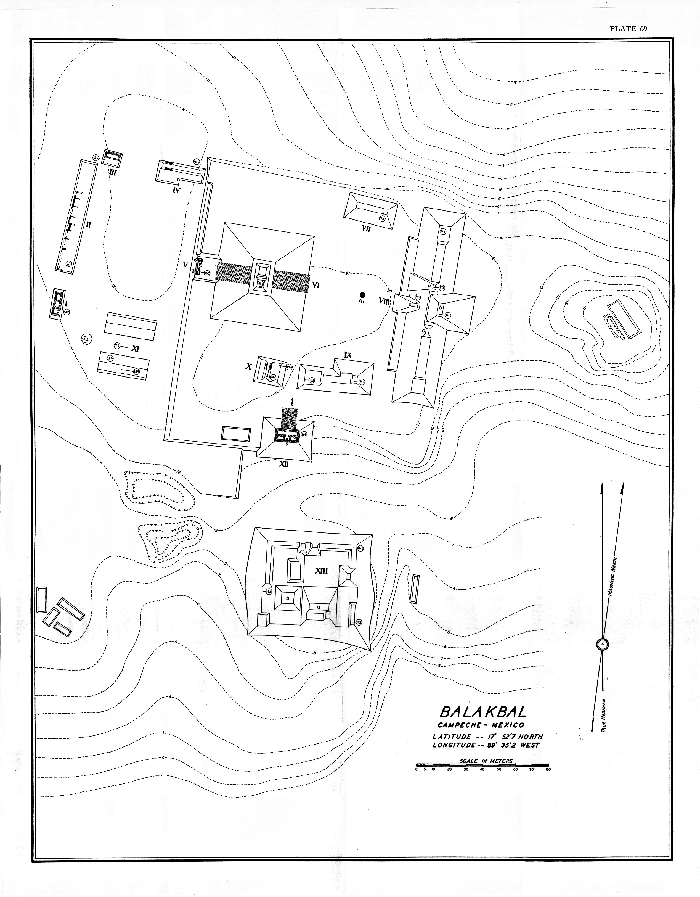Map of the site of Balakbal