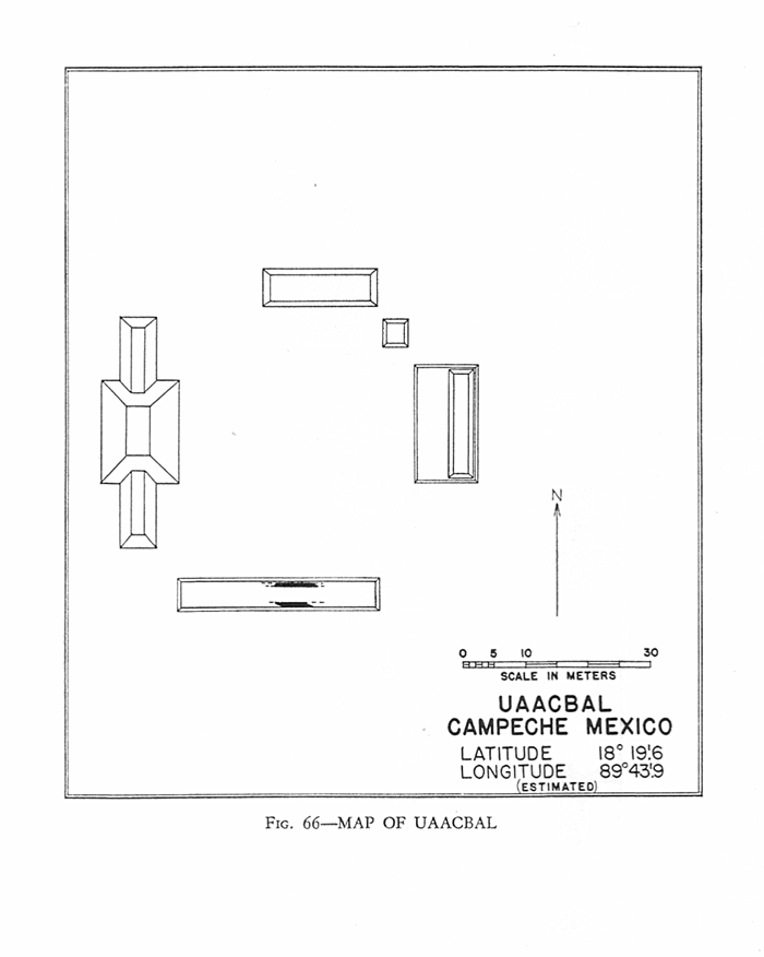 Map of the site of Uaacbal