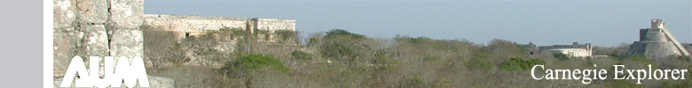 Panorama of the site of Uxmal - Photo